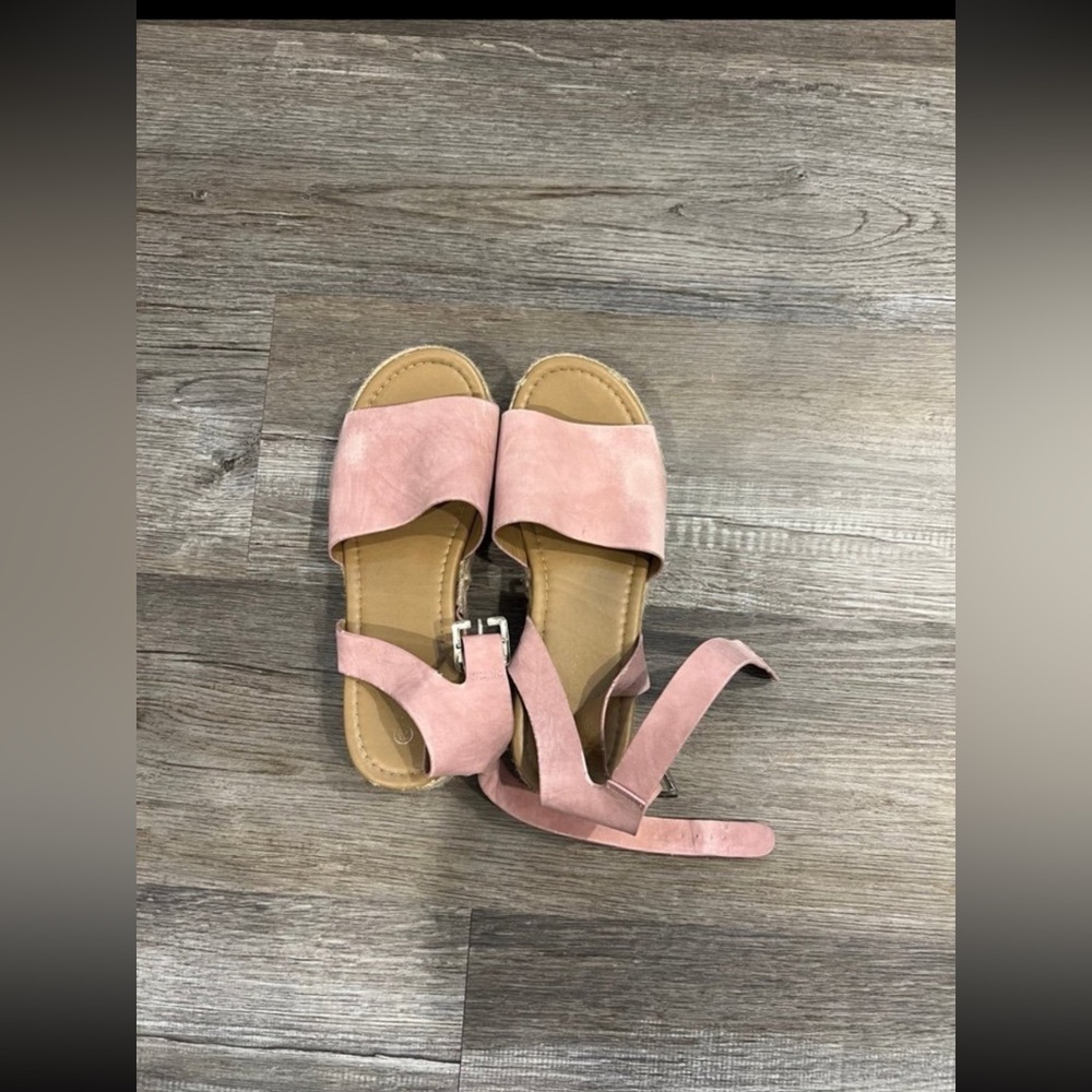 Pink Platform Sandals